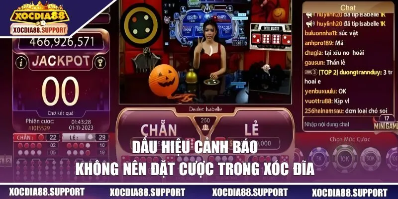Dấu hiệu cảnh báo không nên đặt tiền