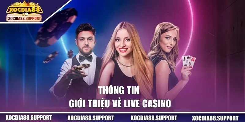Thông tin giới thiệu về Live Casino của Xocdia88