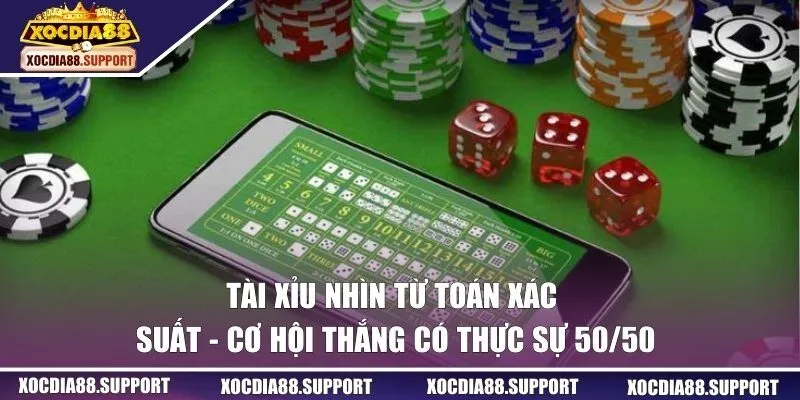 tài xỉu nhìn từ toán xác suất